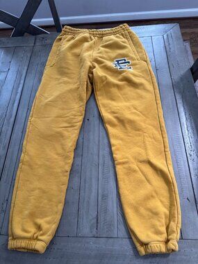 Eric Emanuel EE Basic Sweatpants spicy mustard yellow size Medium